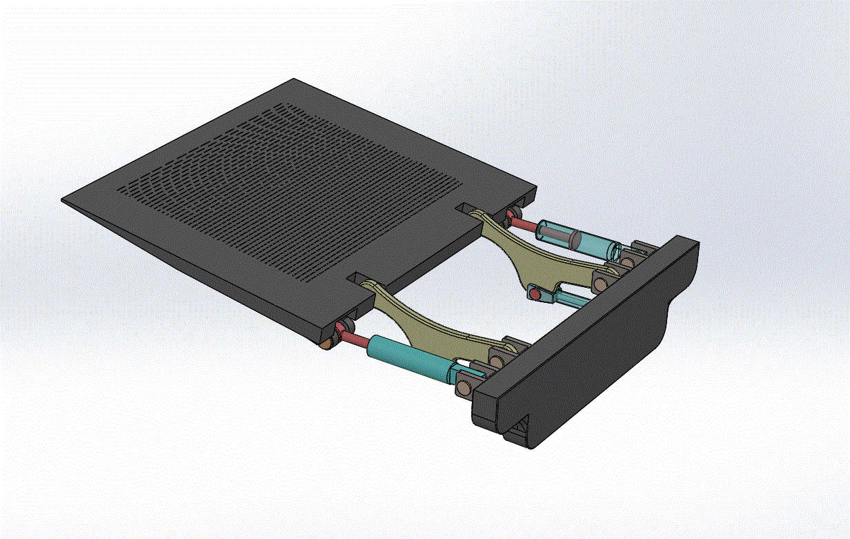 M5001-汽车起重尾板工作装置设计[含SW三维图]