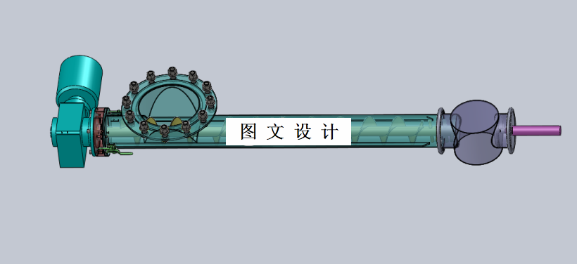 M5142-淀粉螺旋输送机三维设计[含SW三维图]