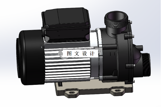 M5191-浴缸泵TDA75设计[含SW三维图]