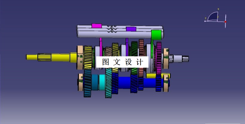 M5193-POLO微型轿车手动三轴五挡变速器设计[含Catia三维图]
