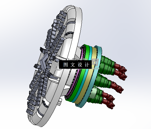 M5698-泥浆式地下管廊盾构机刀盘与刀盘驱动方案设计[含SW三维图]