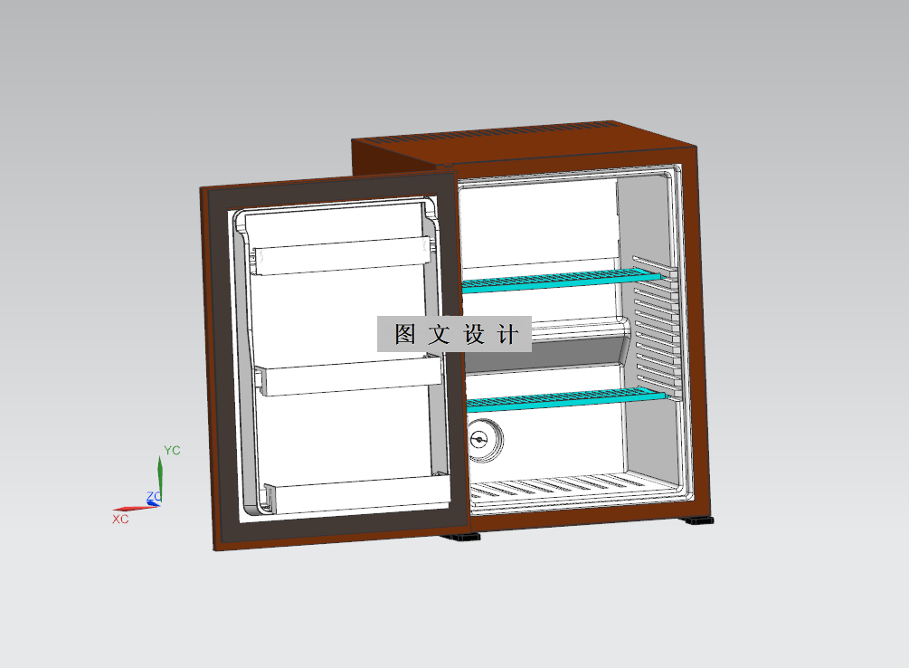M8195-多功能食品保鲜箱设计【含SW三维图】