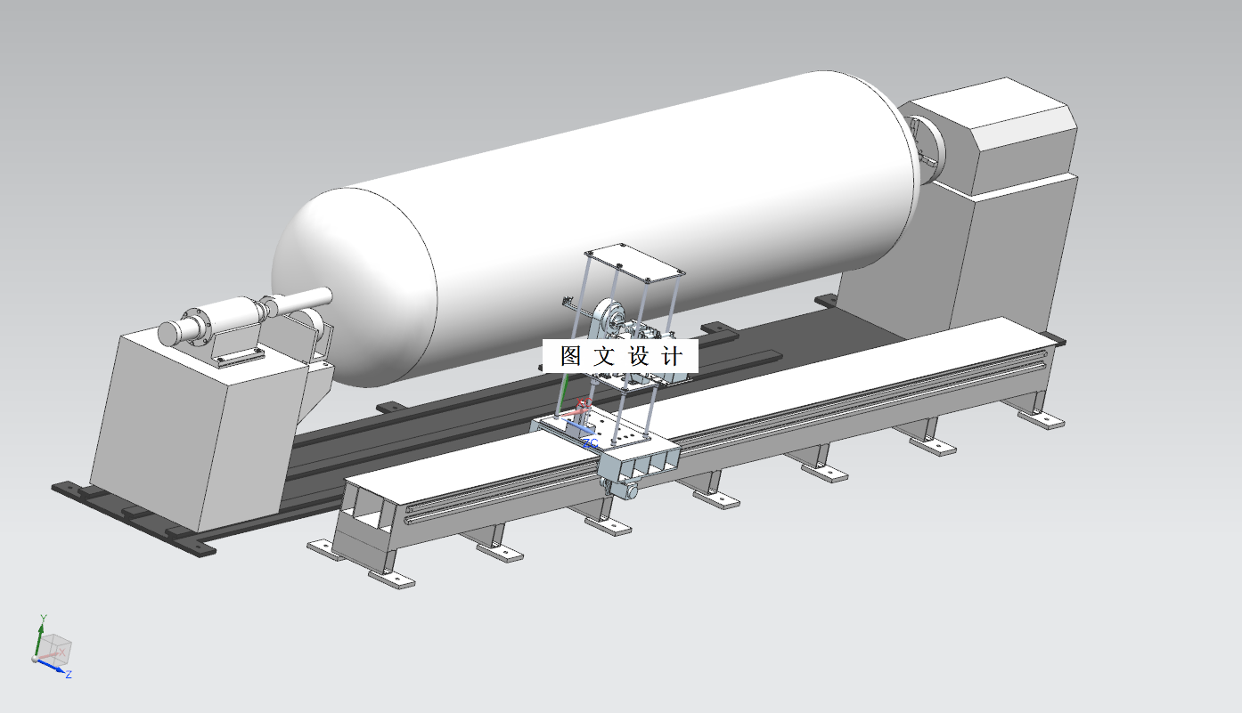 M8427-卧式缠绕机设计【含SW三维图】