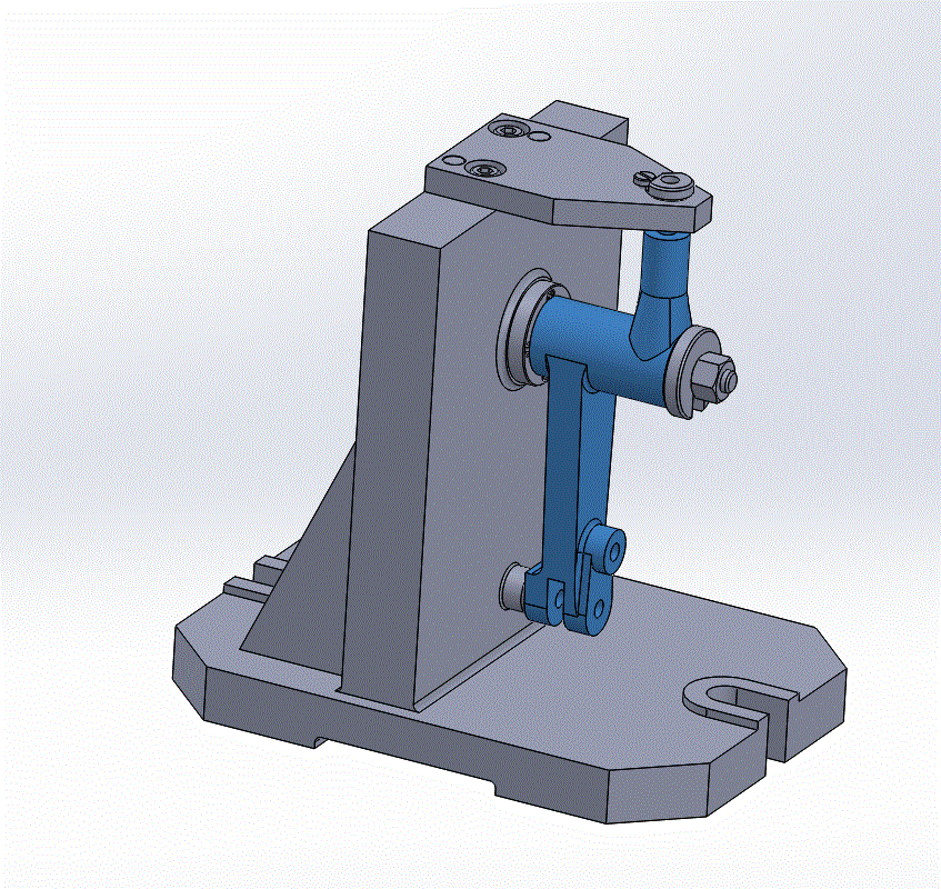 KS603-杠杆(CA1340自动车床)(一)工艺及钻底部φ8H8孔夹具设计[含SW三维图]