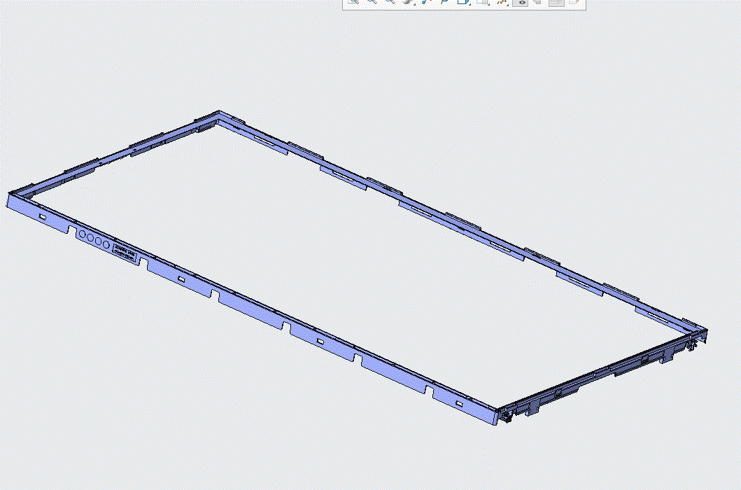 M7981-液晶显示器外框注塑模具设计【含Proe三维图】