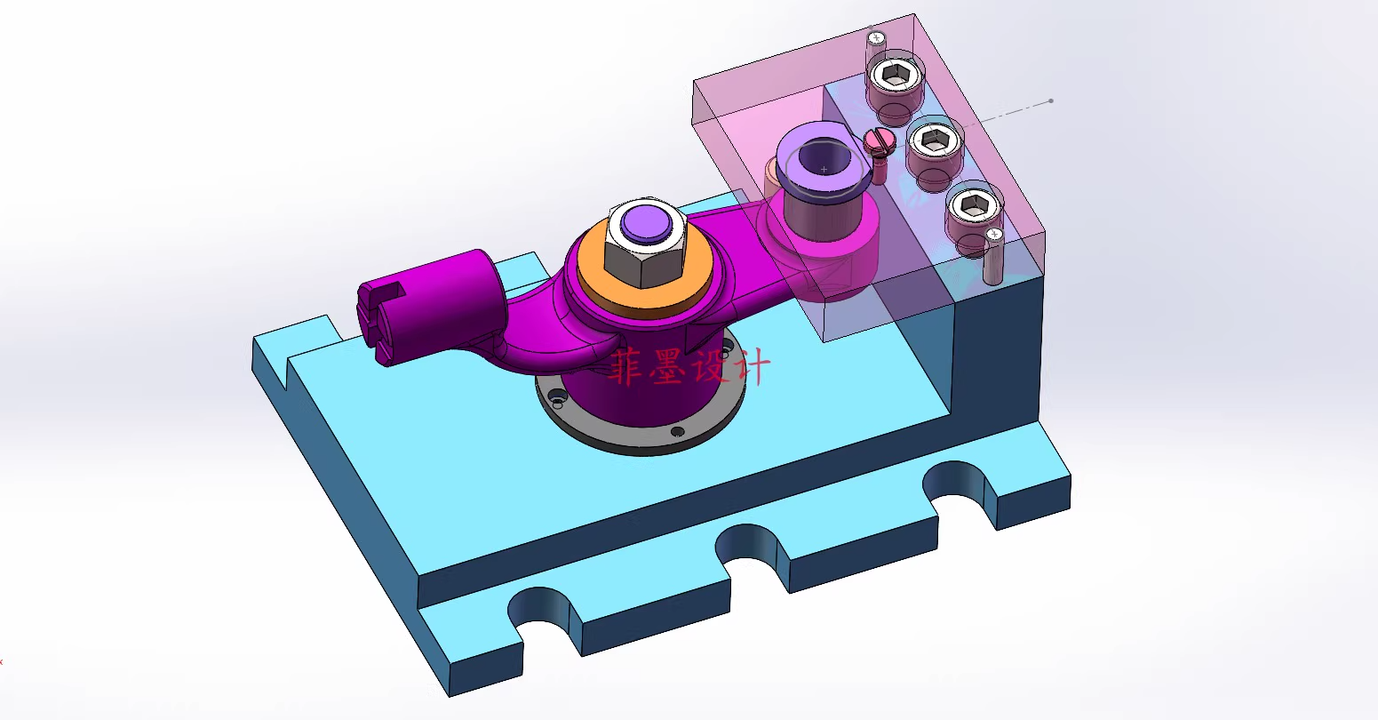 I058C-推动架加工工艺及钻φ16孔夹具设计【含SW三维图】