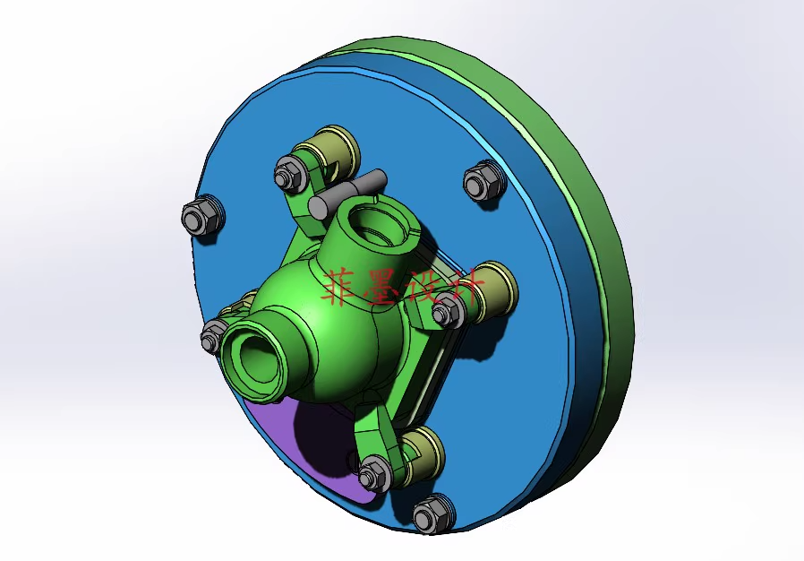 M8798-球阀阀体加工工艺及车孔夹具设计【含SW三维图】