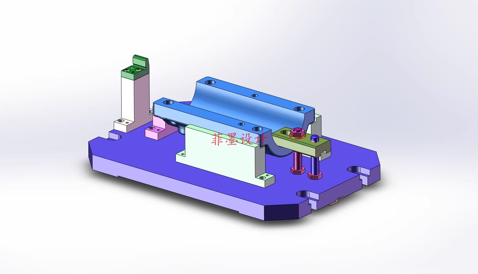 M8814-瓦盖加工工艺及铣面夹具设计【含SW三维图】