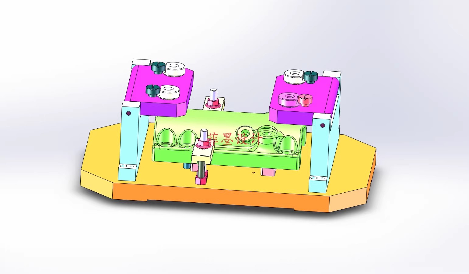 M8819-瓦盖加工工艺及钻4-13孔夹具设计【含SW三维图】