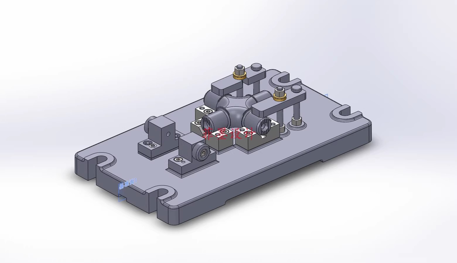 M8822-十字轴加工工艺及铣侧面夹具设计【含SW三维图】