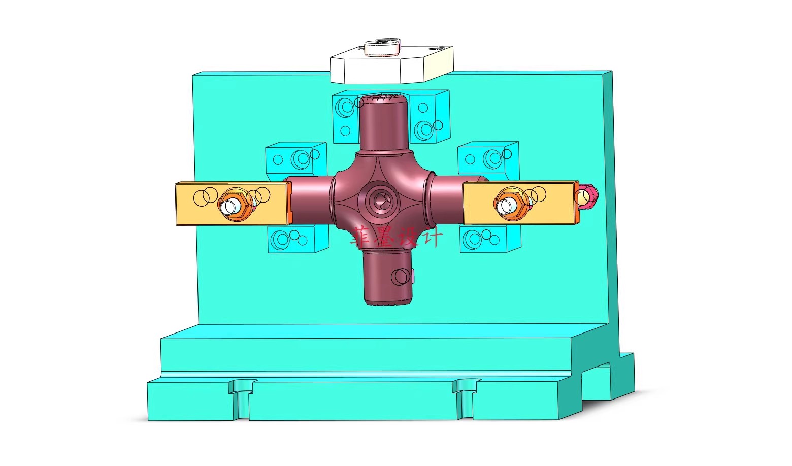 M8826-十字轴加工工艺及钻6mm孔夹具设计【含SW三维图】