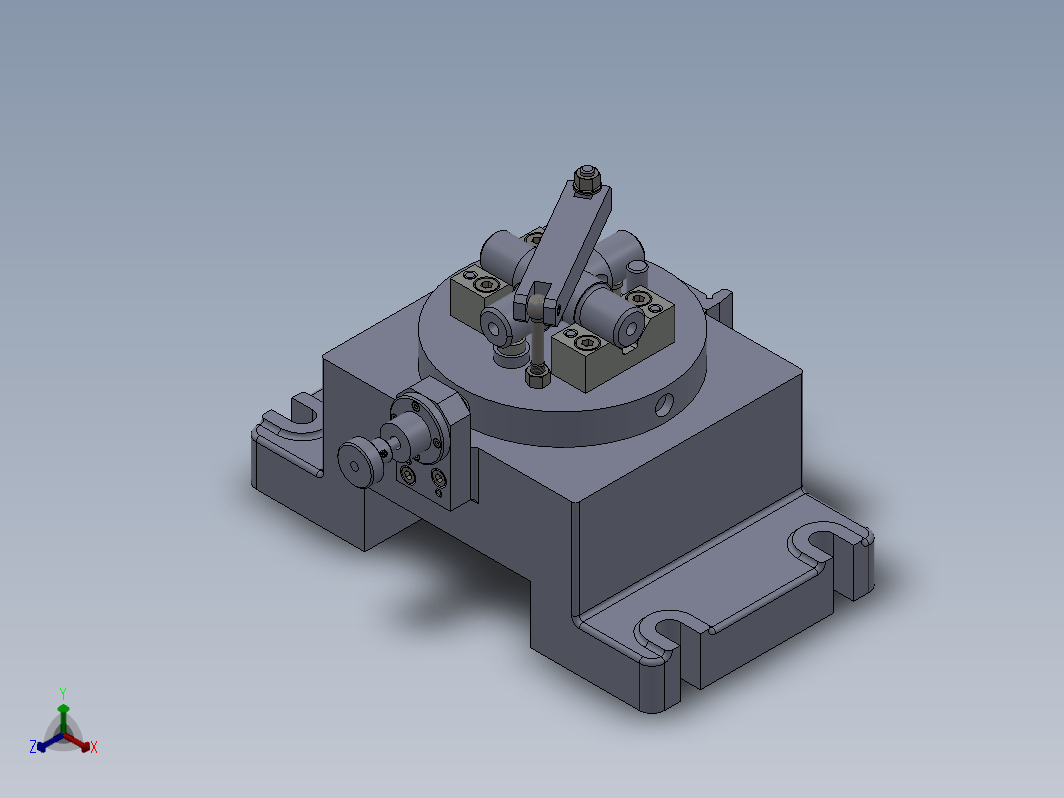 M8828-十字轴加工工艺及铣槽夹具设计【含SW三维图】