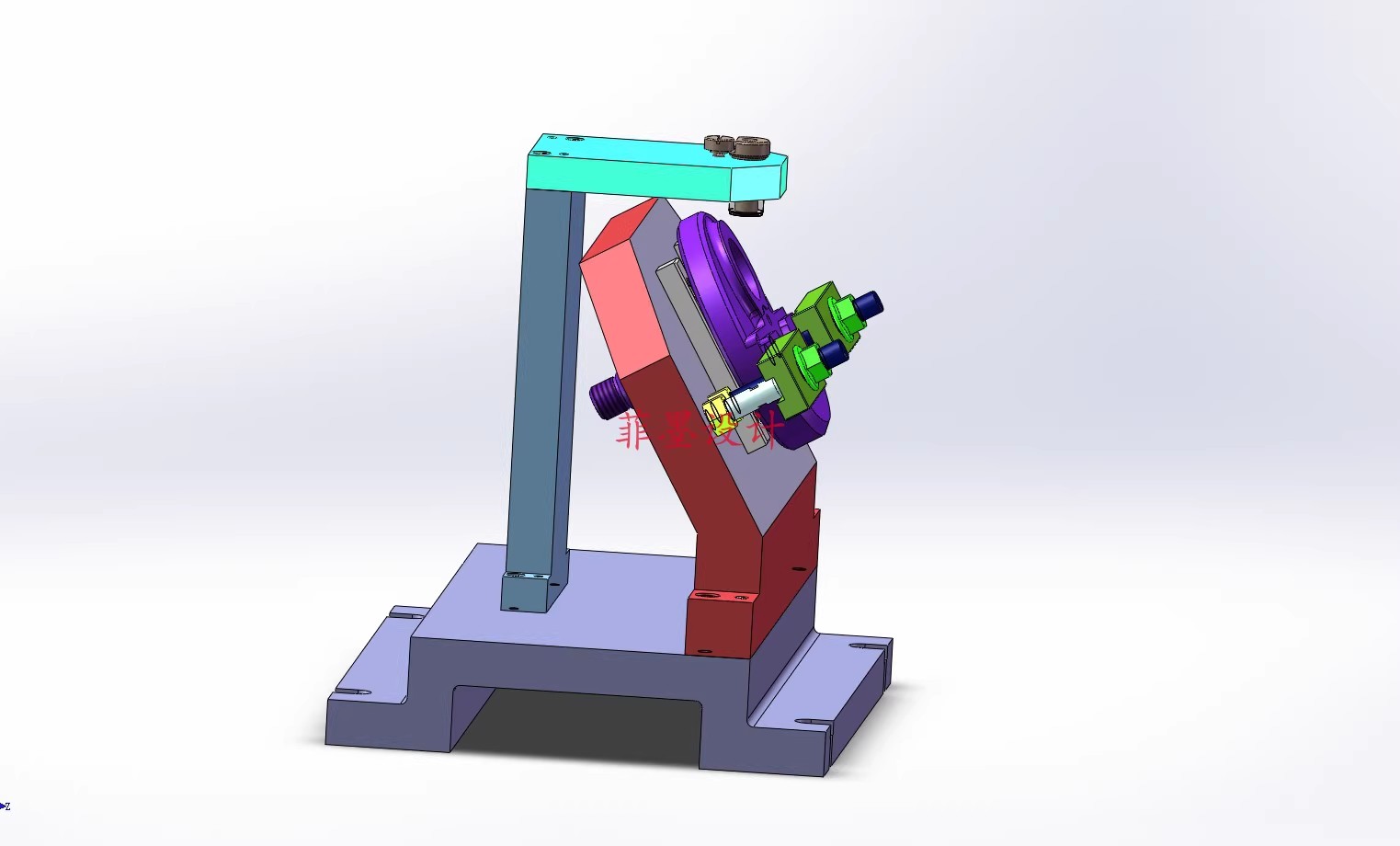 M8832-157FM右曲柄工艺及钻5斜孔夹具设计【含SW三维图】