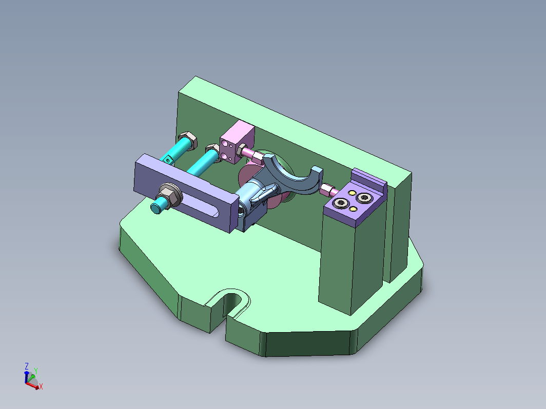 K1874-倒档变速叉工艺及铣叉脚两端面夹具设计【含SW三维图】