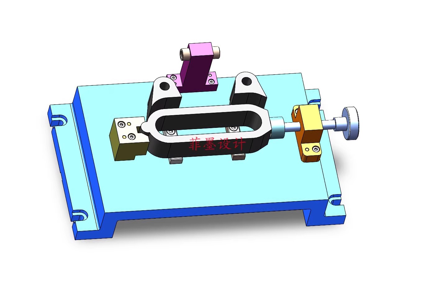 M8854-张紧轮支架工艺及铣叉脚端面B面夹具设计【含SW三维图】