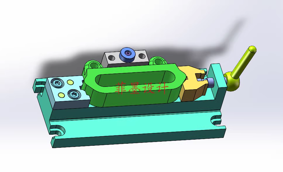 M8855-张紧轮支架工艺及铣上端面夹具设计【含SW三维图】