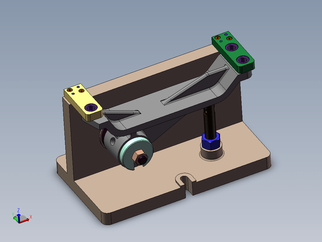 M8861-机油泵传动轴支架工艺及钻3-11孔夹具设计【含SW三维图】