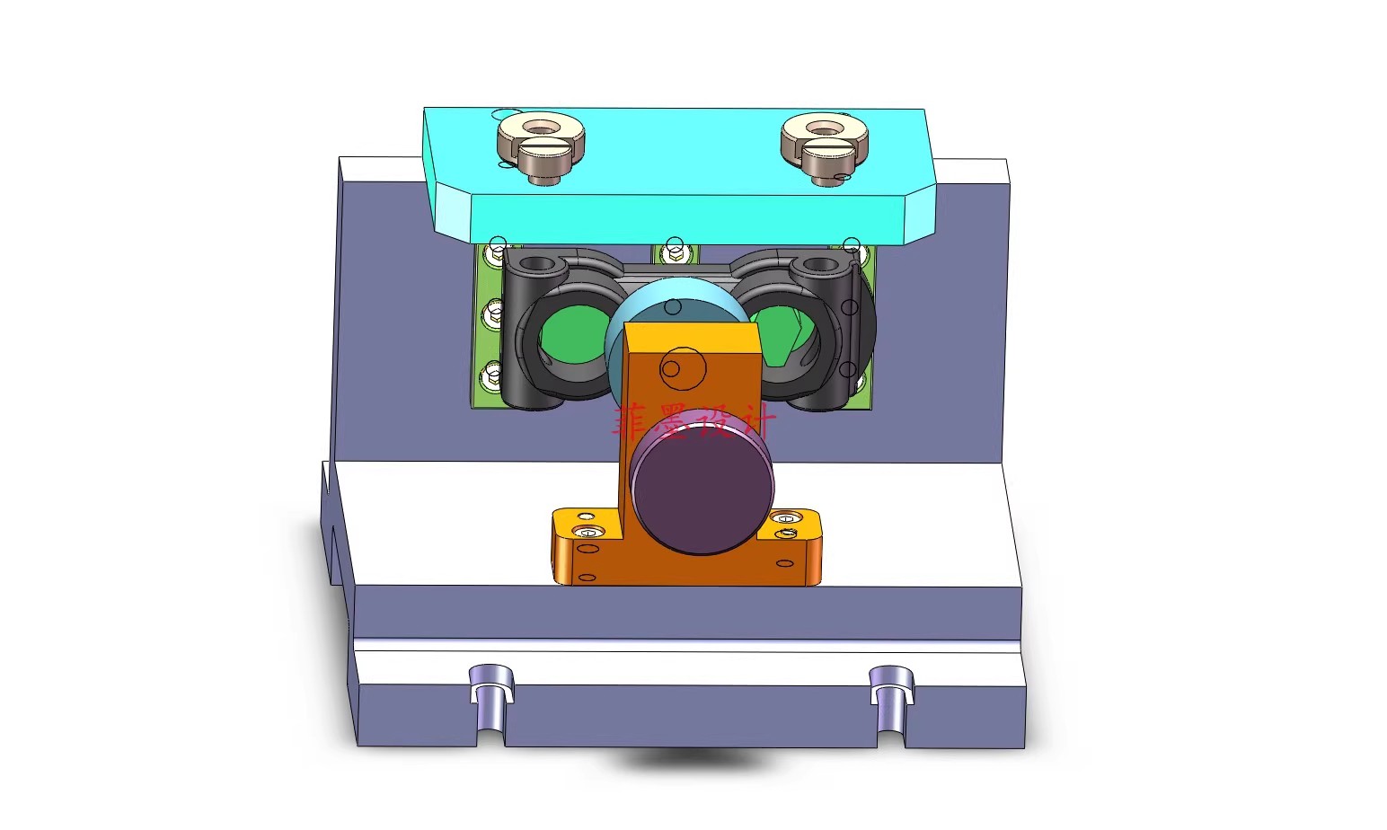 M8865-前钢板弹簧吊耳工艺及及钻10.5孔夹具设计【含SW三维图】