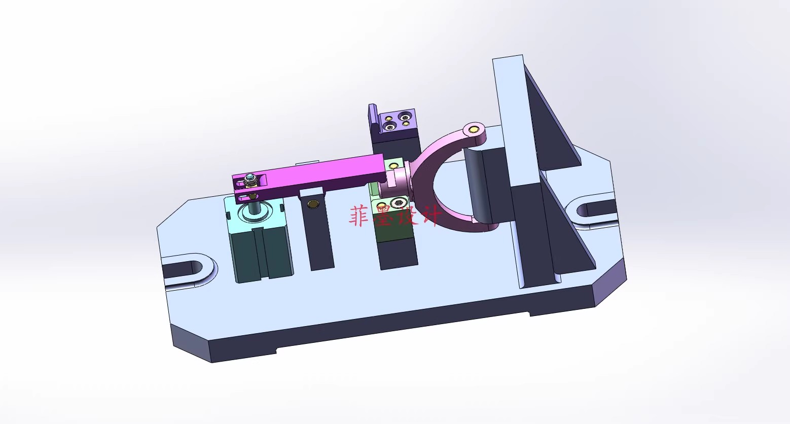 M8869-离合器接合叉工艺及铣7mm槽夹具设计【含SW三维图】