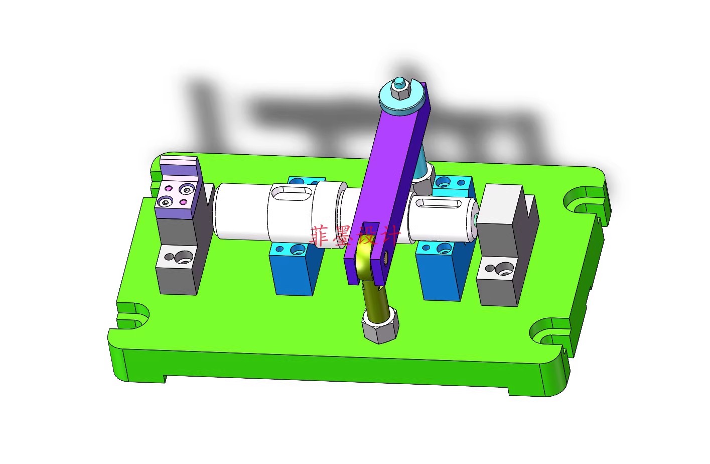 M8888-减速器输出轴加工工艺及铣10槽夹具设计【含SW三维图】