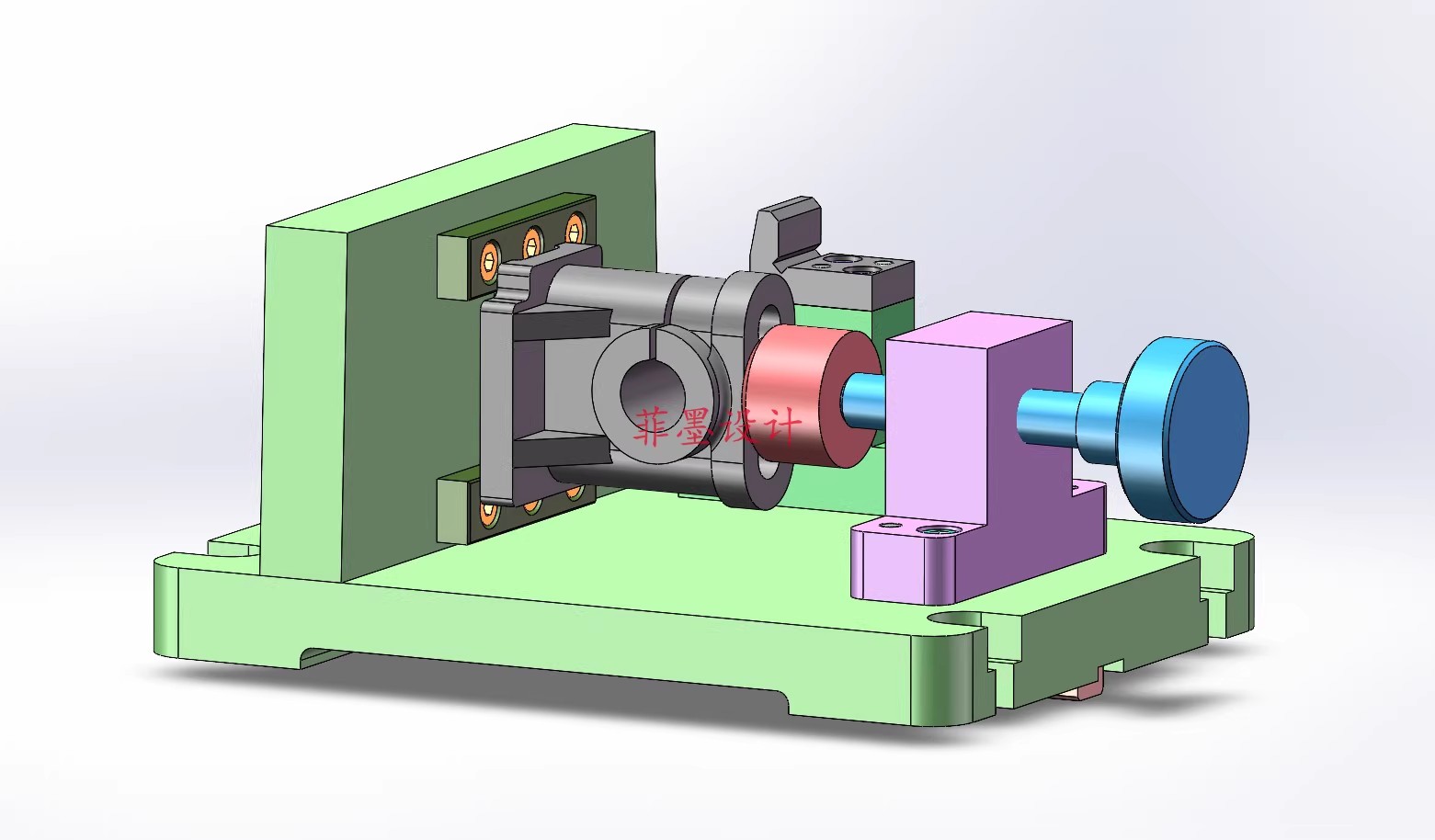 M8927-摇臂轴座加工工艺及铣1.5槽夹具设计【含SW三维图】