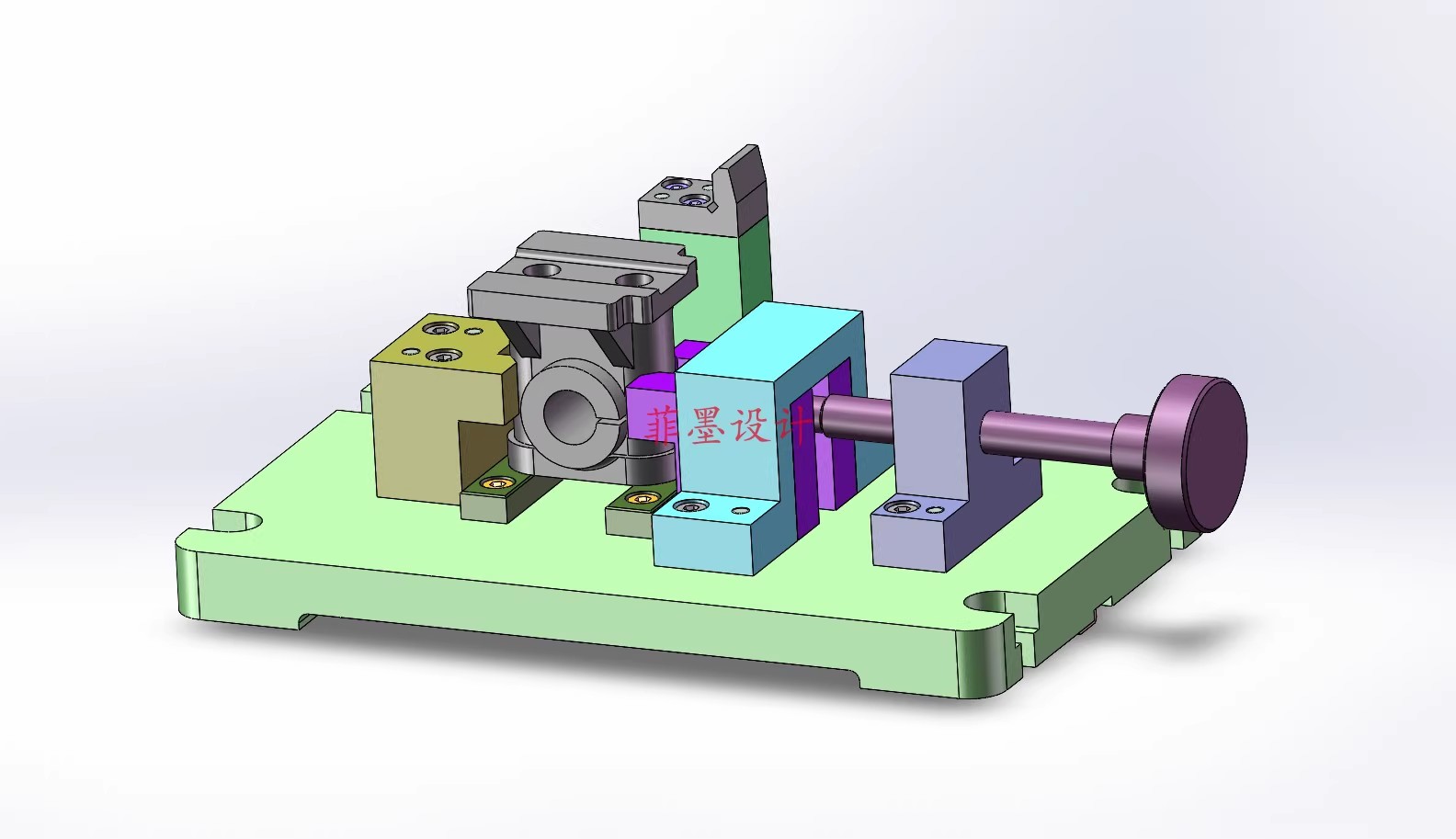 M8929-摇臂轴座加工工艺及铣底面夹具设计【含SW三维图】
