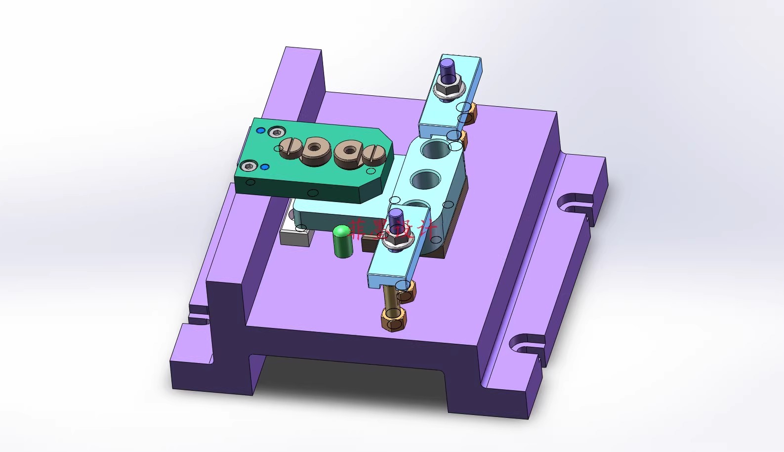 M8958-多孔连接板加工工艺及钻6.6孔夹具设计【含SW三维图】