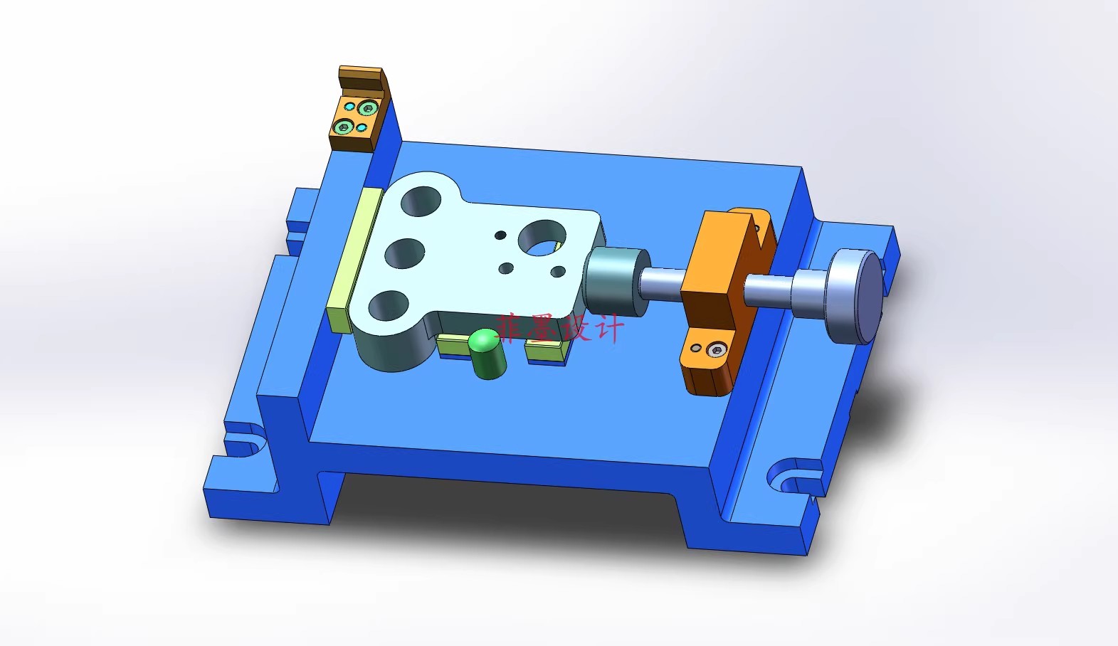 M8960-多孔连接板加工工艺及铣底面夹具设计【含SW三维图】
