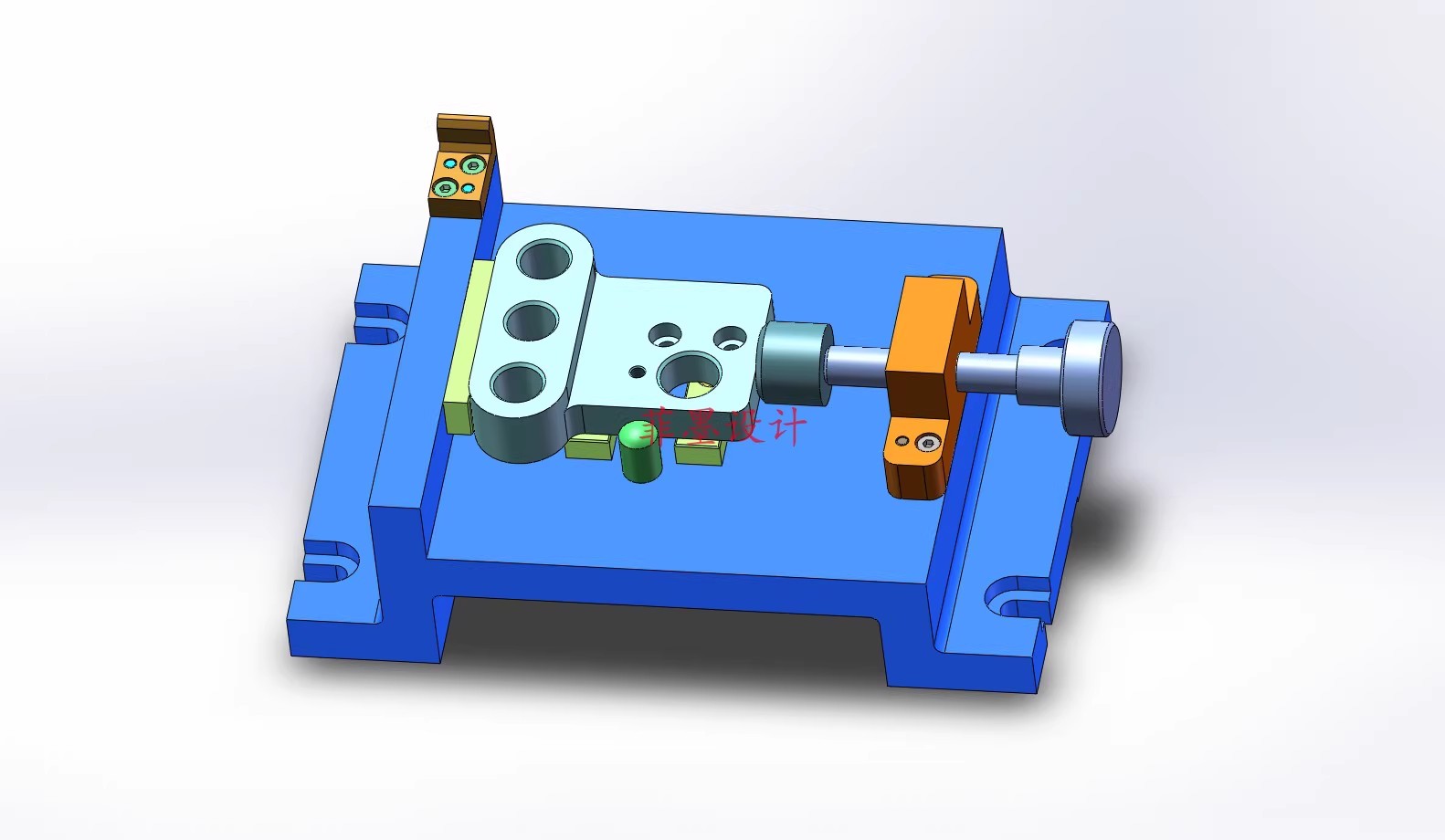 M8961-多孔连接板加工工艺及铣上表面夹具设计【含SW三维图】