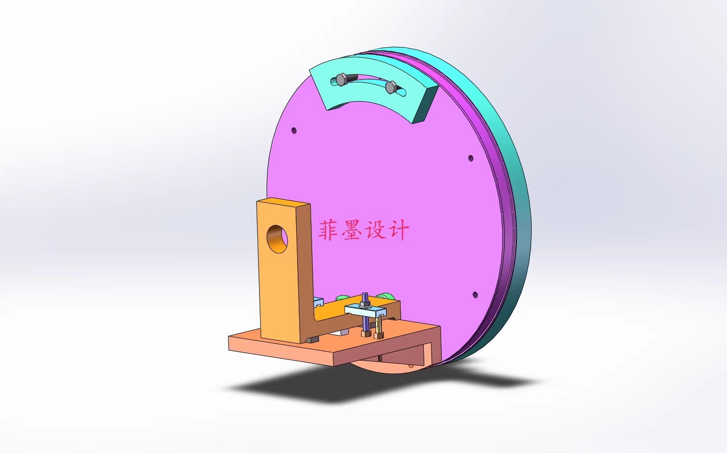 M8970-L型板加工工艺及车40孔夹具设计【含SW三维图】