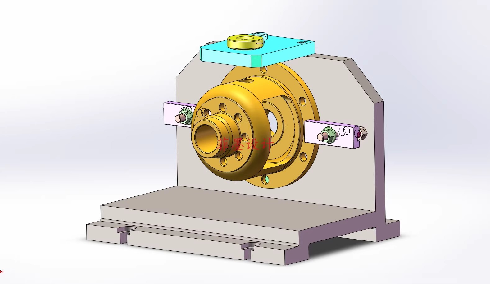 M8980-差速器壳体加工工艺及钻2-φ50孔夹具设计【含SW三维图】