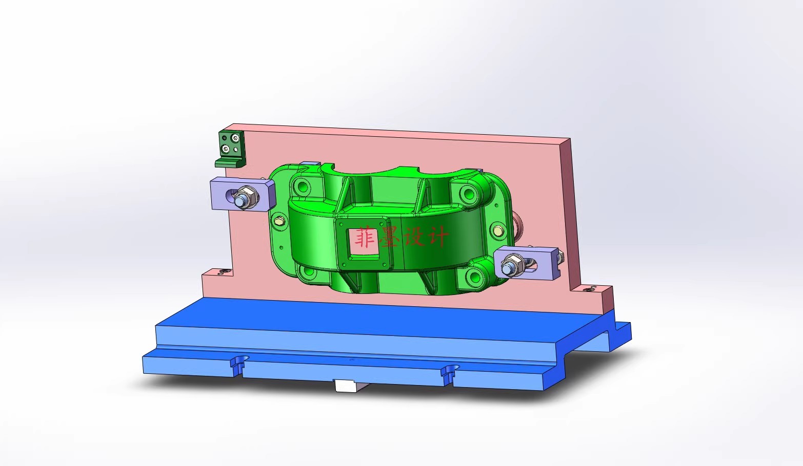 M8990-减速器箱盖加工工艺及铣侧面夹具设计【含SW三维图】