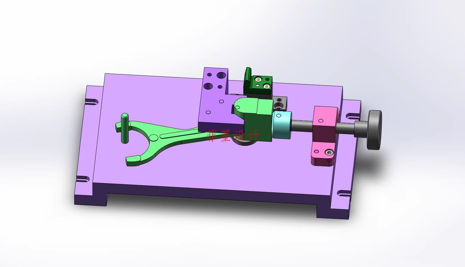 M8995-一四档变速叉加工工艺及铣右端面夹具设计【含SW三维图】