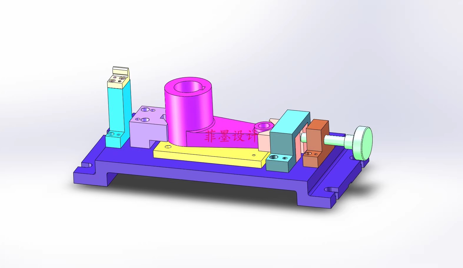 M8999-传动杆加工工艺及铣上顶面夹具设计【含SW三维图】