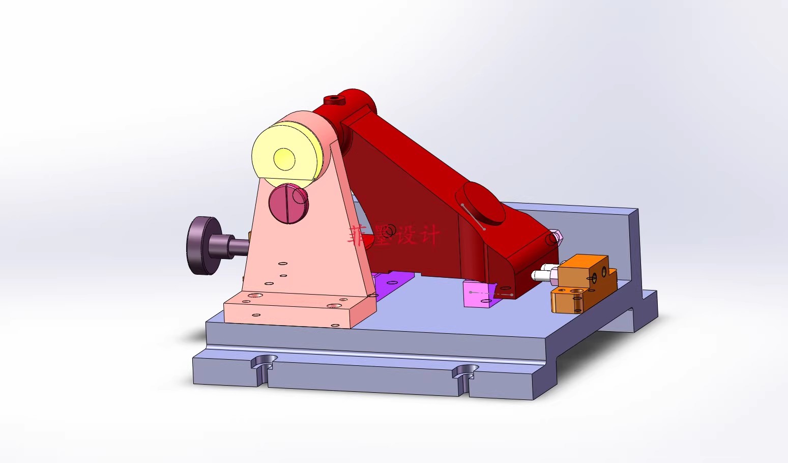 M9007-尾座体加工工艺及镗17孔夹具设计【含SW三维图】
