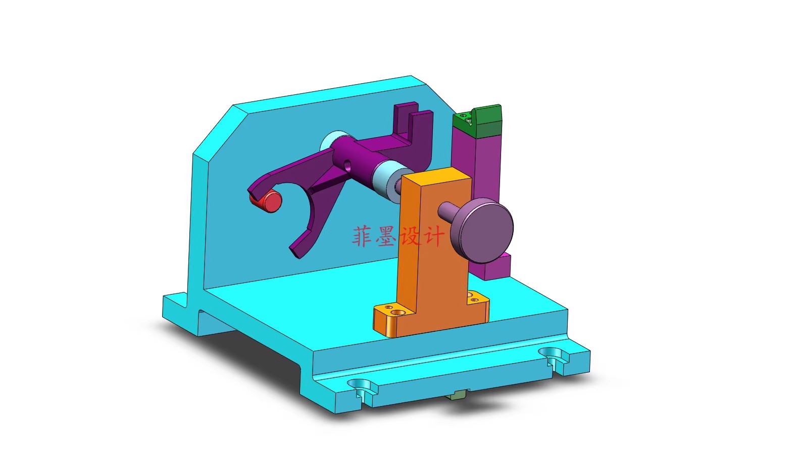 M9016-快挡拨叉加工工艺及铣槽夹具设计【含SW三维图】