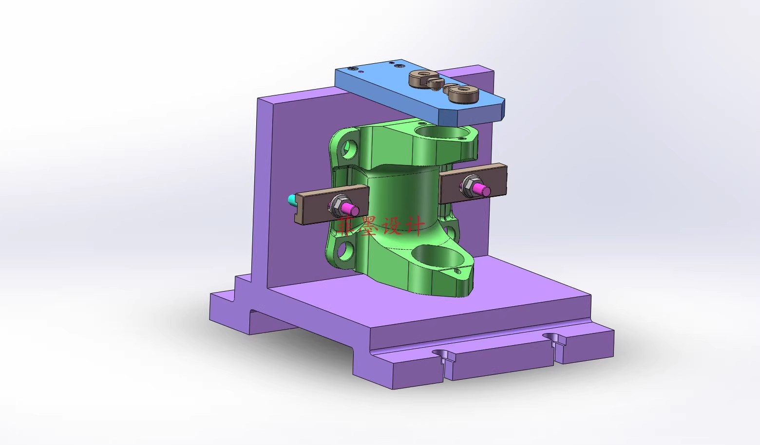 K1962-突缘叉加工工艺及钻4-M8孔夹具设计【含SW三维图】