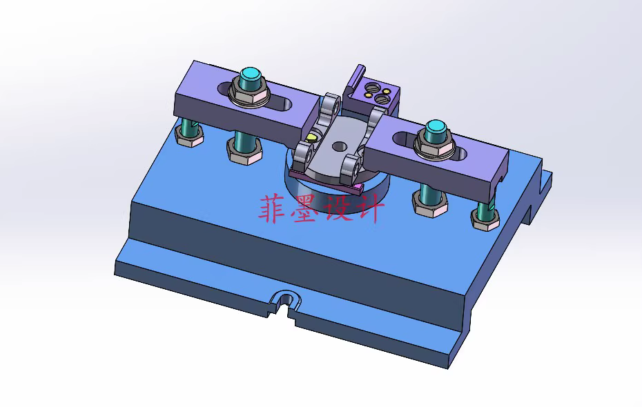 M9028-飞锤支架加工工艺及铣18槽夹具设计【含SW三维图】