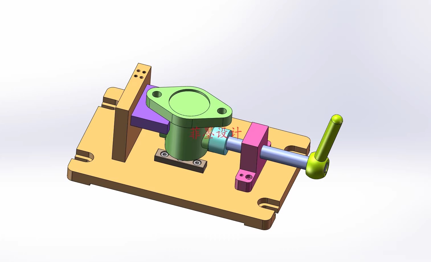 M9033-泵体加工工艺及铣底面夹具设计【含SW三维图】