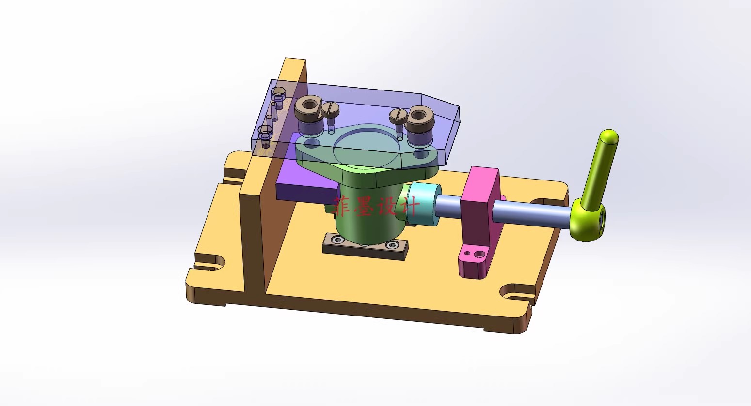 M9035-泵体加工工艺及钻9孔夹具设计【含SW三维图】