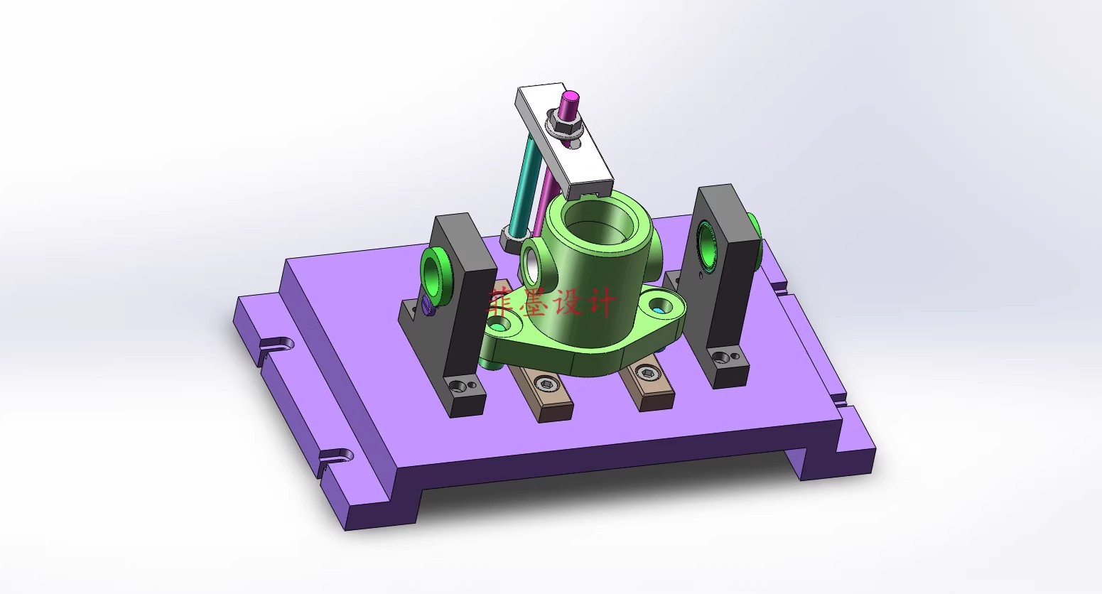 M9036-泵体加工工艺及钻M18螺纹孔夹具设计【含SW三维图】