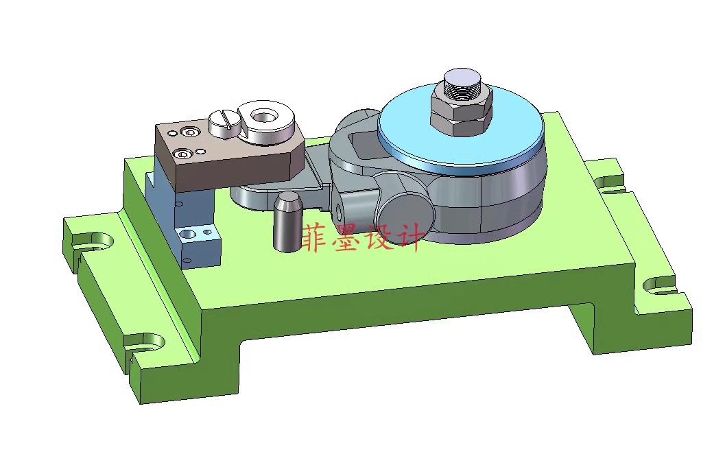 M9040-前刹车调整臂外壳工艺与钻12孔夹具设计【含SW三维图】