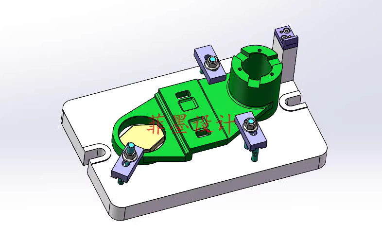 M9041-齿轮轴承座工艺及铣上端面夹具设计【含SW三维图】