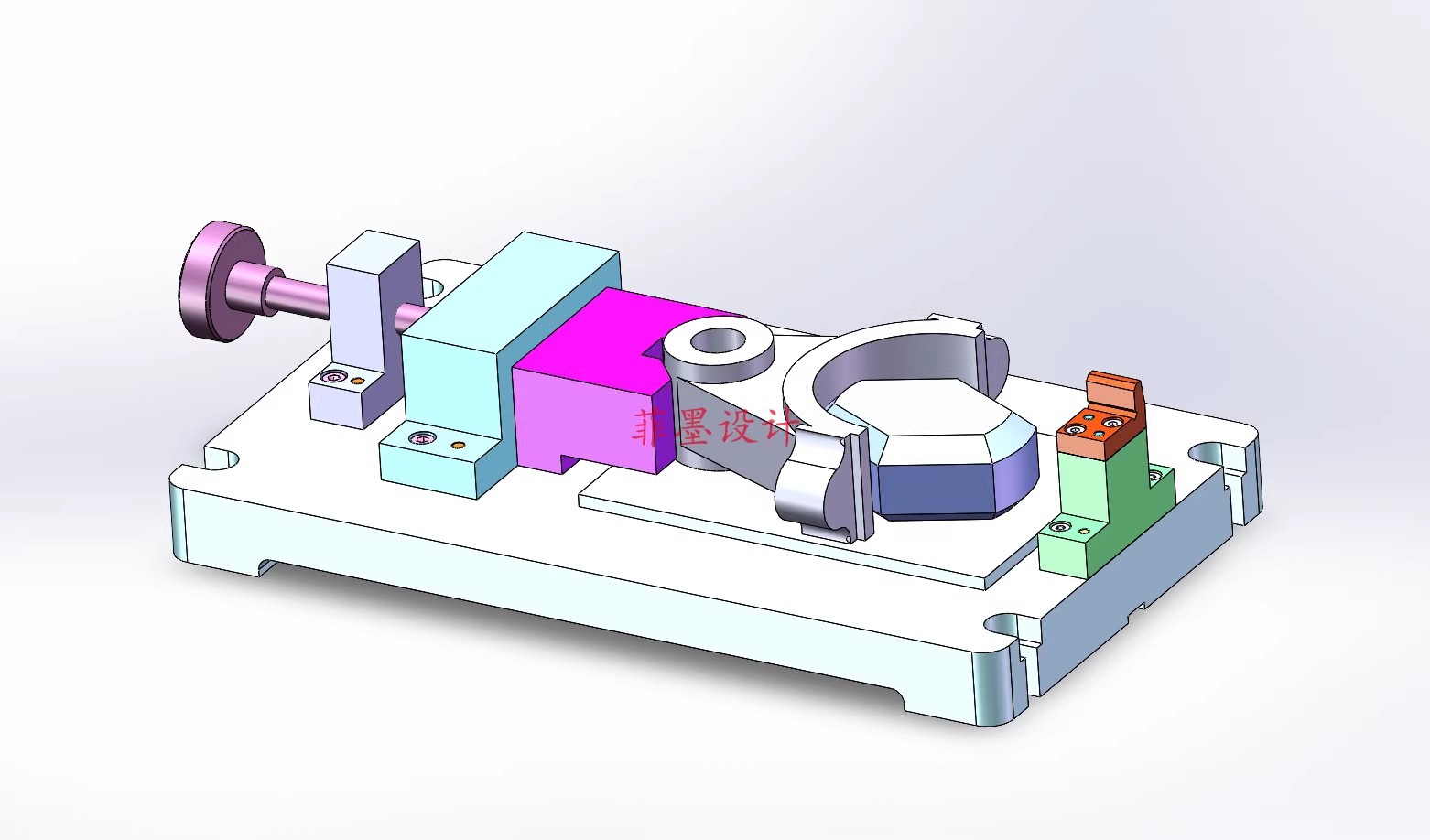 M9047-连杆盖加工工艺及铣面夹具设计【含SW三维图】