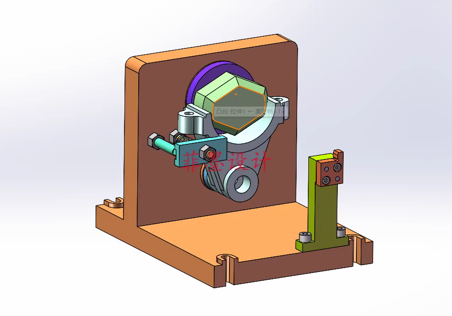 M9048-连杆盖加工工艺及铣台阶面夹具设计【含SW三维图】