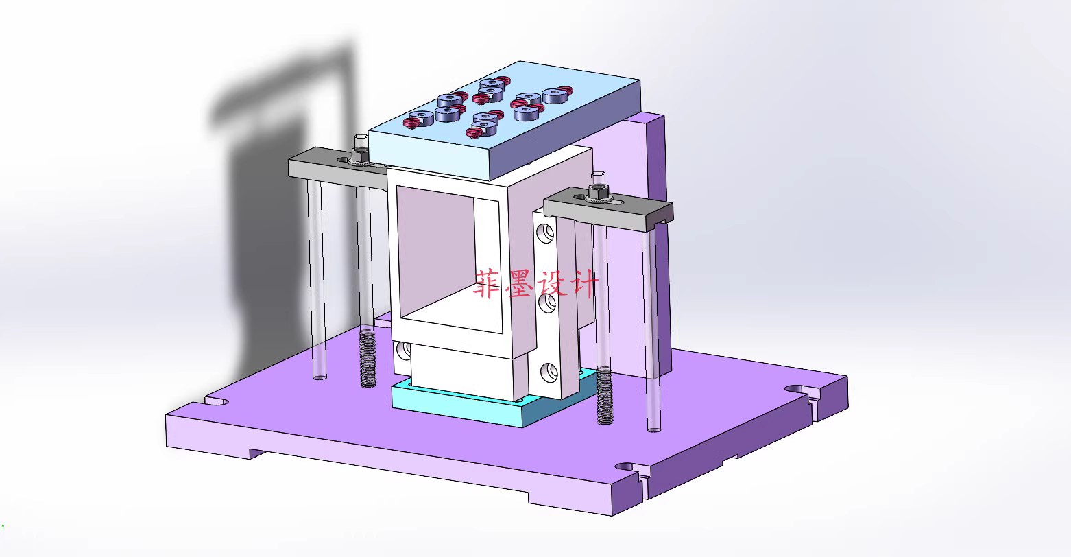 M9055-加工中心电机座工艺及铣面夹具设计【含SW三维图】