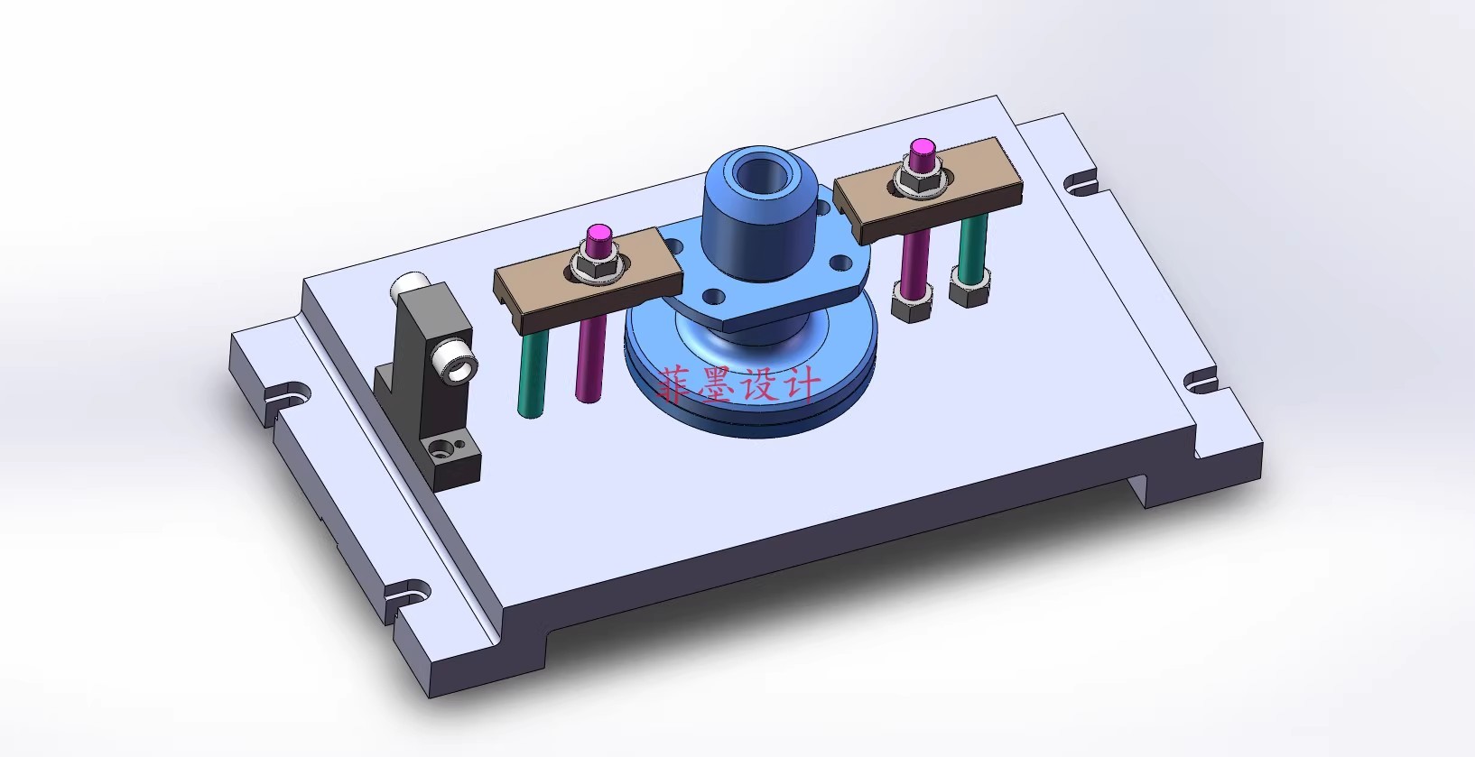 M9092-法兰盘[831004]工艺及铣侧面夹具设计【含SW三维图】