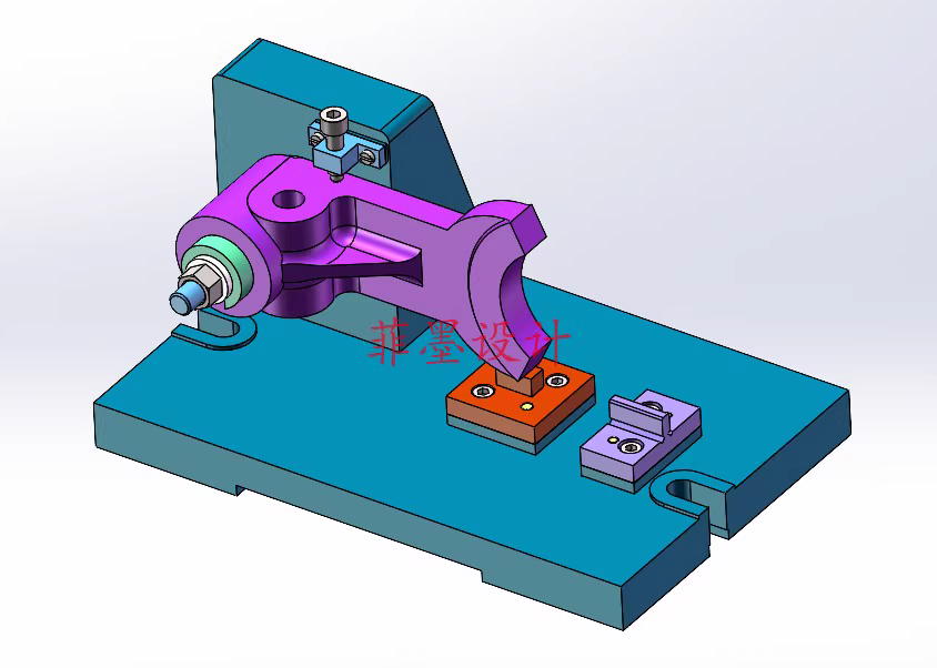 C22605-kst1015拨叉叉杆工艺及铣叉脚两端面夹具设计【含SW三维图】