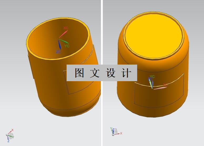 M8034-笔筒注塑模具设计【含UG三维图】