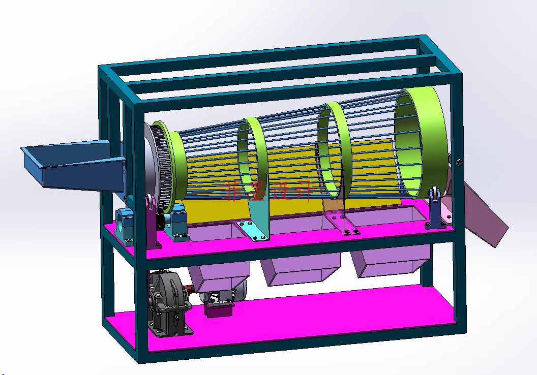 M9125-水果橙子分拣机设计【含SW三维图】